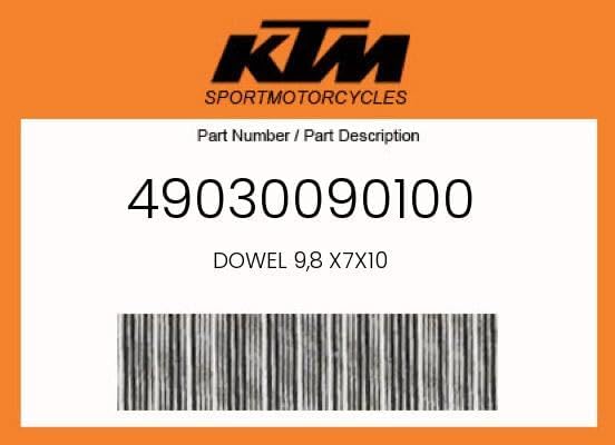 KTM Genuine Dowel 9,8 X7X10-49030090100