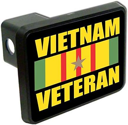 Slap-Art Vietnam Veteran Military 2" Tow Trailer Hitch Cover Plug