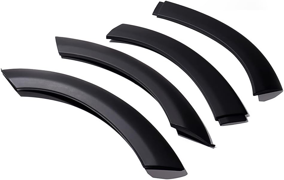 4X Black Front Left, Right Fender Flares Wheel Arch Cover Trim for 2002-2008 BMW Mini Cooper R50 R52 R53 S Convertible