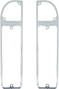 United Pacific 110597 Clear Anodized Billet Aluminum Taillight Bezels for 1967-72 Chevrolet & GMC Fleetside Trucks, CNC Aluminum – ONE Set (Pack of 2)