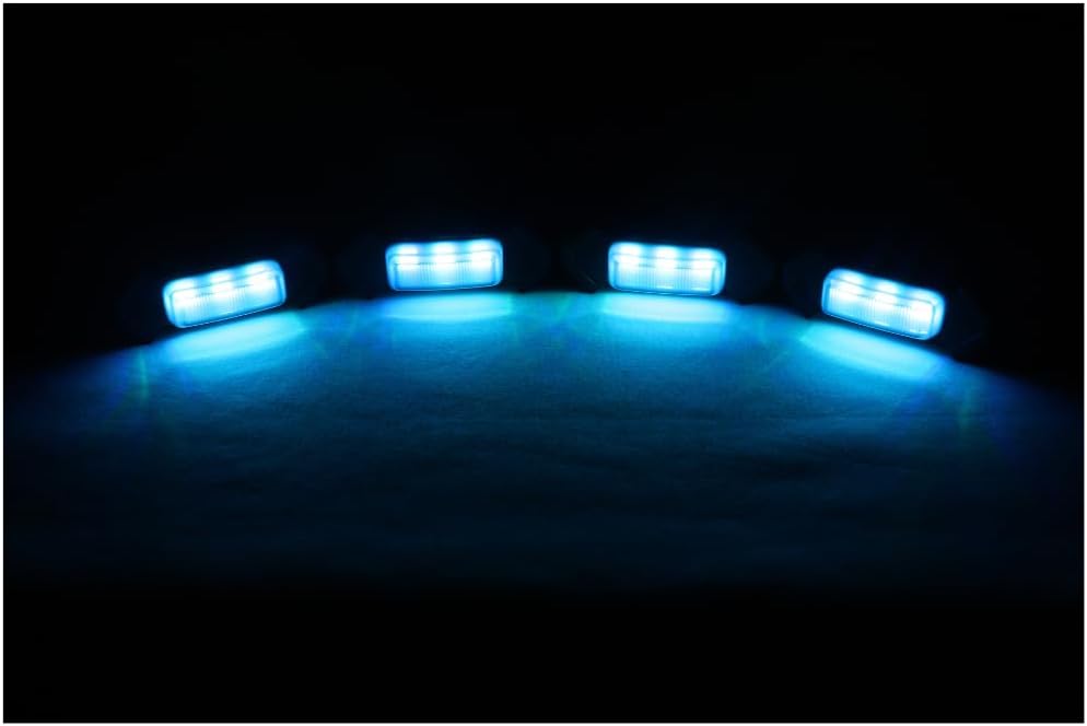 RGB Led Grille Lights for Toyota Tacoma Raptor Grills Light 2020-2023 | 4 in 1,smorked ,Oem Grille rgb lights for TRD Off Road Sport tacoma upgraded front bumper mesh mask cover