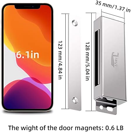 jiayi magnetic cabinet door catches 2 pack heavy shown in use