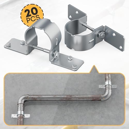 fence post brackets, 2-3/8 steel to wood fence on a desk or shelf
