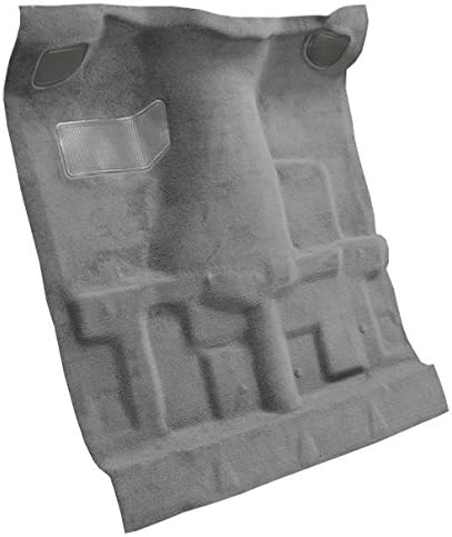 Replacement Auto Carpet Floor Liner - Molded Cutpile - fits 1982-1993 Chevrolet S10 Regular Cab 2WD Automatic Manual (Black)