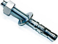 mighty fasteners zinc-plated steel wedge anchors, 1/2" x, main product view