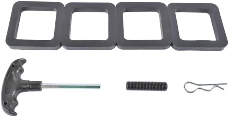 Adjustable Trailer Hitch 2.0 Inch Receiver 8 Inch Drop 17000 Lbs Capacity