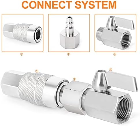 gasher 20pcs 1/2-inch npt female industrial air tool, close-up detail
