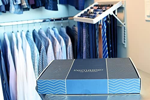 tiemaster wall mounted tie rack and scarf organizer, package contents