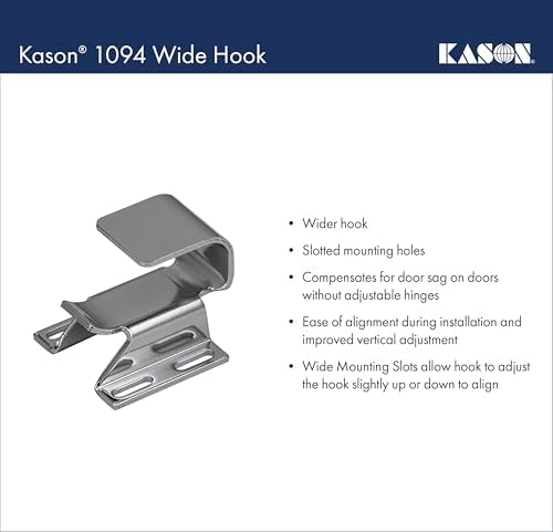 kason 1094 sureclose hydraulic door closer and hook, view 9