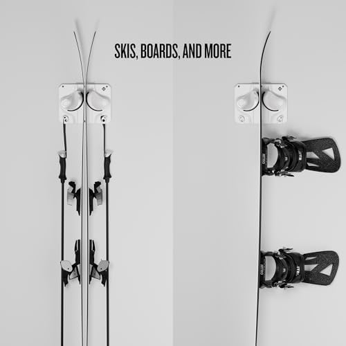 gravity grabber, the og - ski & snowboard shown in use