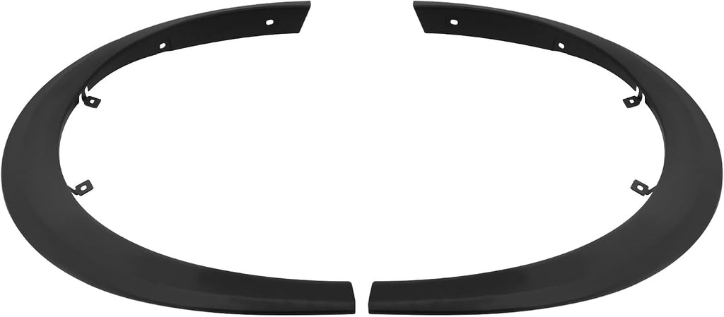 Front Left & Right Fender Flare Molding Trim for 2021-2024 Nissan Kicks S SV SR 1.6L, Pair Driver & Passenger Side Wheel Arch Trim, Replacement 638115RY0A 63810-5RY0A (A pair)