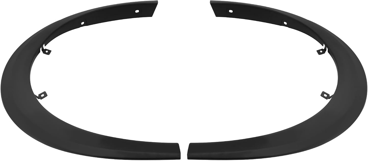 Front Left & Right Fender Flare Molding Trim for 2021-2024 Nissan Kicks S SV SR 1.6L, Pair Driver & Passenger Side Wheel Arch Trim, Replacement 638115RY0A 63810-5RY0A (A pair)