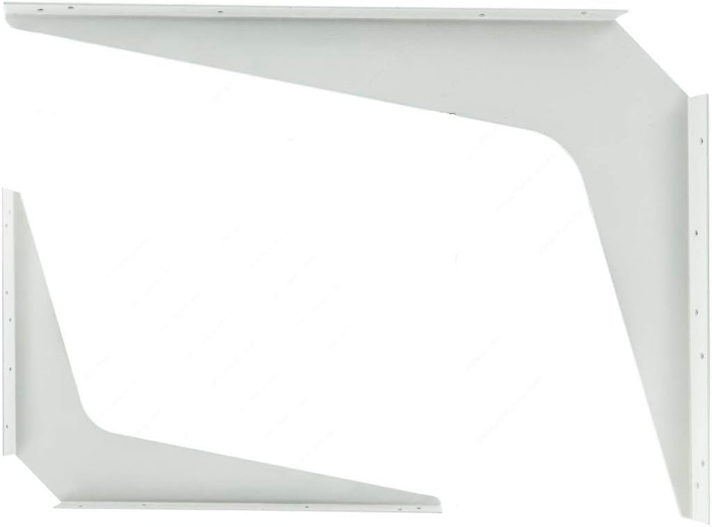 one pair workstation heavy-duty reversible brackets 1000lb. load, main product view