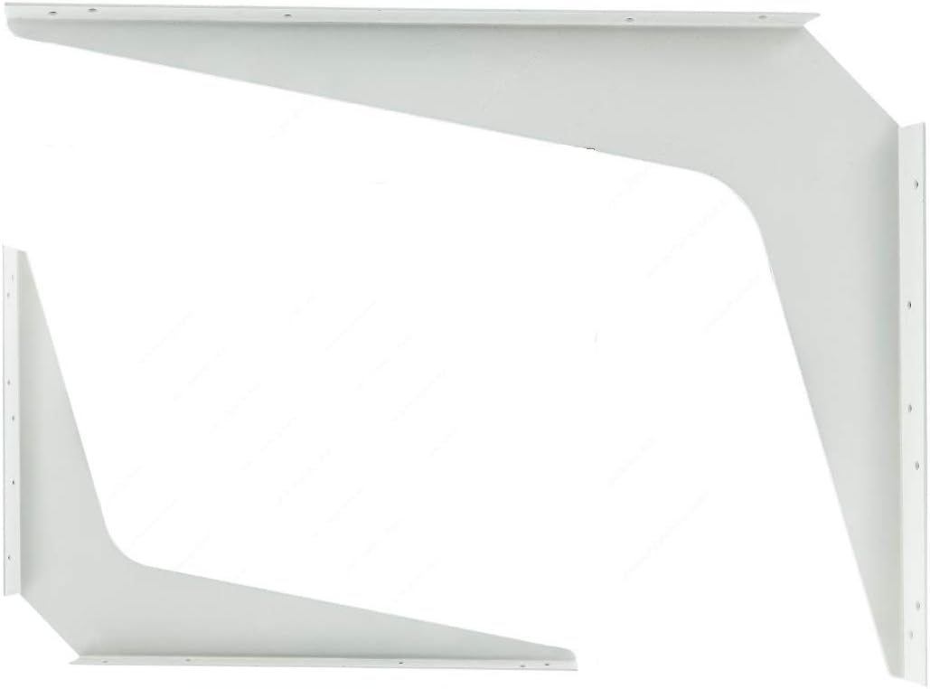 one pair workstation heavy-duty reversible brackets 1000lb. load, main product view