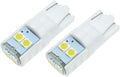 LED Bulb 2PCS for for ultra Bright Wedge Light for Trunk Cargo Glove Box Parking - T10 194 168 Replacement 12V(White)