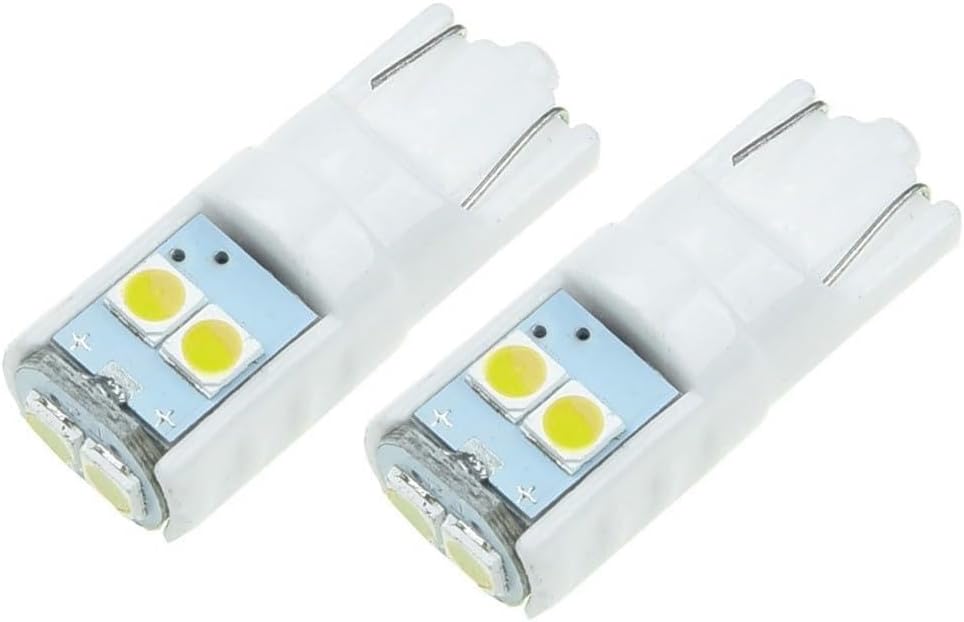 LED Bulb 2PCS for for ultra Bright Wedge Light for Trunk Cargo Glove Box Parking - T10 194 168 Replacement 12V(White)