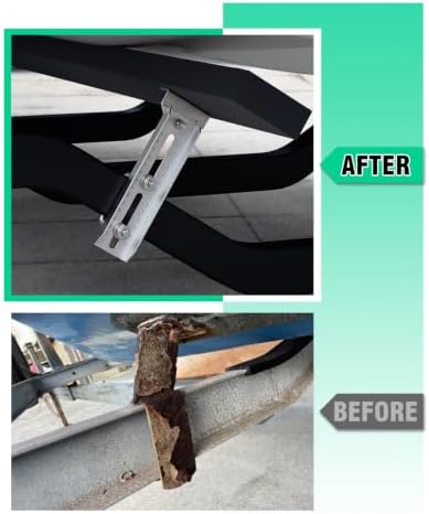 heavy duty boat trailer bunk brackets, 4 pcs, close-up detail