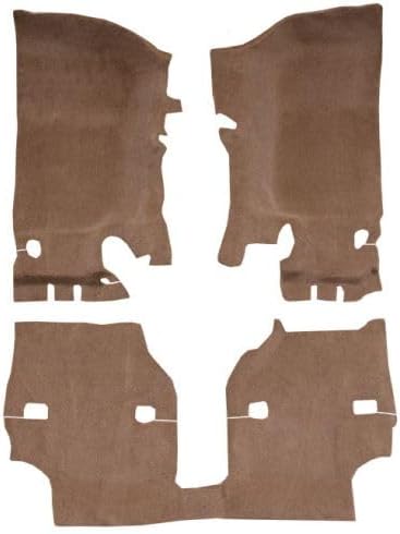 OE-Style Passenger Area Carpet fits Jeep Wrangler 2-Door 2011-2016 - Color 9577 Medium Dark Oak