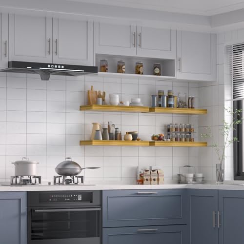 floating shelf hardware heavy duty hidden shelf brackets, view 9