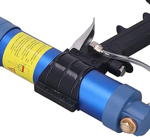 sausage silicone caulking glue gun,310ml 1/4in pneumatic glass showing dimensions