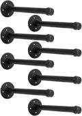 8 inch industrial pipe shelf brackets set of, main product view