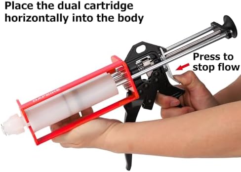 400 ml epoxy gun dual component caulking gun, package contents