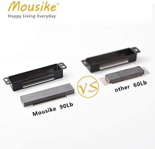 mousike magnetic door catch heavy duty 90lb door, close-up detail