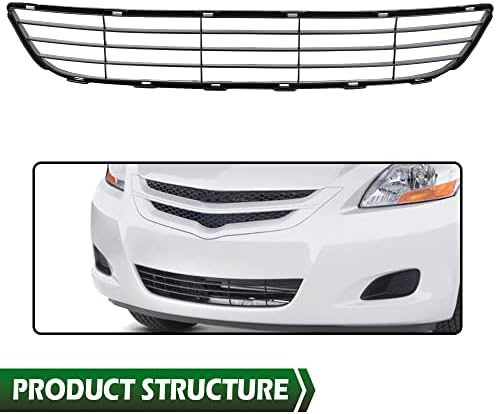 GRAND ORANGE Front Bumper Grille Compatible with Toyota Yaris Sedan 2007-2008 (4 door model) 5311252240 TO1036108