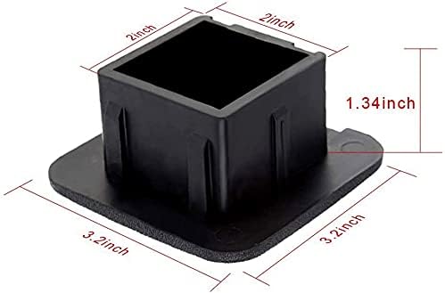 Dog Paw Print Hitch Cover Plug Insert for Standard 2" Trailer Receiver