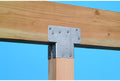 simpson strong-tie ac4 ac galvanized adjustable post cap, main product view