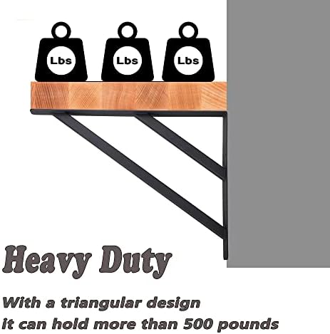 heavy duty shelf bracket ,countertop support brackets,16x9 inch, package contents