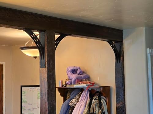heavy duty shelf brackets (set of 2) on a desk or shelf