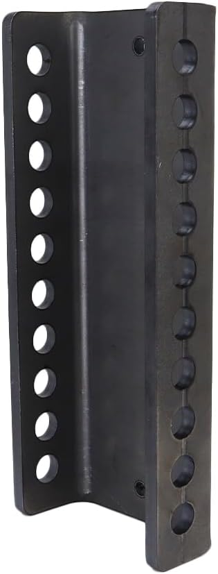 Shocker XR Hitch Channel 3-3/4"W ID - 4-1/2" OD - Raw Steel, 10 Hole Channel - Raw Steel