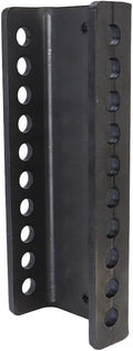 Shocker XR Hitch Channel 3-3/4"W ID - 4-1/2" OD - Raw Steel, 10 Hole Channel - Raw Steel