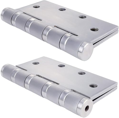 4"x4" self closing door hinges, 3 pack, side view