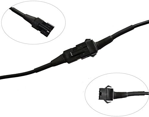 4 PCS 60 inch Extension Cords for Use with 5050 LED SMD RGB NEON Accent Kits for LED Motorcycle ATV Car Light Multi-Color Neon Strip