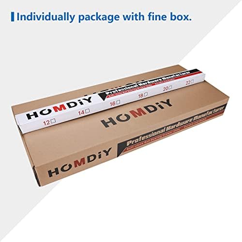homdiy 10 pair soft close drawer slides 22, package contents