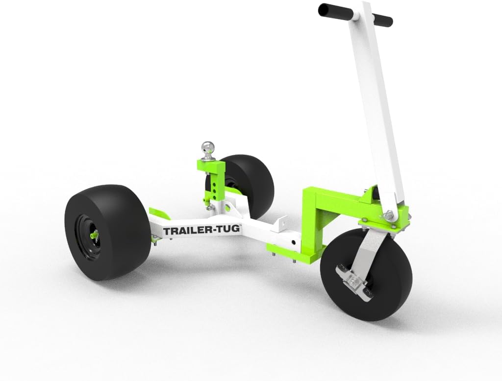 Monster Tug Off-Road Trailer Dolly – Heavy Duty Trailer Mover for Gravel, Dirt, Sand & Hard Surfaces – Adjustable Ball Mount – Manual Tow Dolly for Boat, Utility & RV Trailers