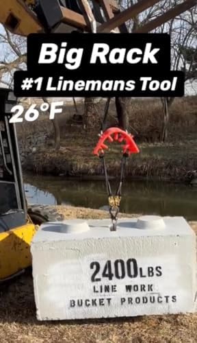the big rack bucket truck tool organizer and showing dimensions