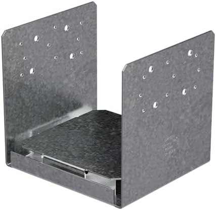 simpson strong-tie abu88z abu zmax galvanized adjustable standoff showing dimensions