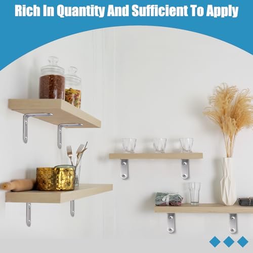 pelopy 100 pcs l bracket stainless steel 90 showing dimensions
