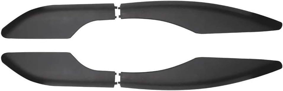 Rooftop Cargo Carrier Car Accessories Roof Rack Bar Rail End Cover Shell Cap 4Pcs for Toyota for Fortuner for AN50 AN60 for Hilux for SW4 2004-2015 Roof Racks Boxes