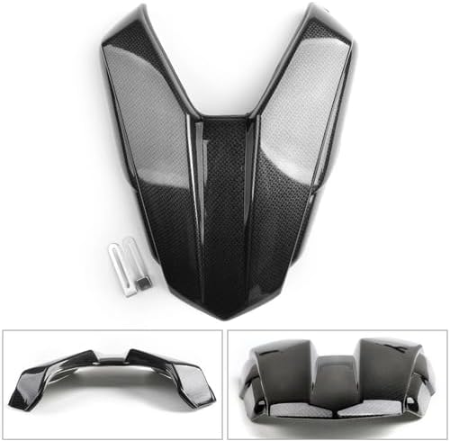 ABS Plastic Motorcycle Rear Seat Cover Cowl Fit for Honda CBR500R 2016 2017 2018 2019 2020 2021 2022 2023 2024 Tail Cover Back Cowl (Carbon Fiber Effect)