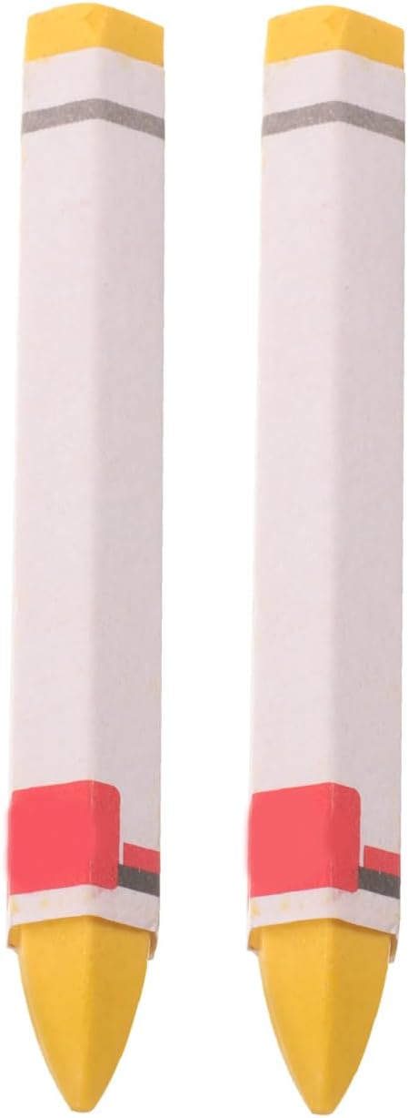 Sewroro 2pcs Wax Marker Pens Car Tire Marking Pens Tire Repair for Vehicle Maintenance Automotive Use Yellow