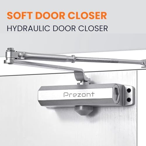 hydraulic automatic door closer – heavy duty adjustable, close-up detail