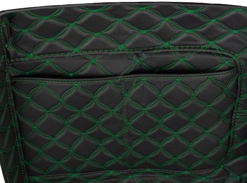 Moto Onfire Tour Trunk Pack Liners Carpet Inserts with Pockets Fit for Harley/AB Luggage (Green, King Tour Trunk Pack)