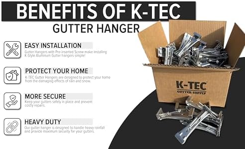 hidden gutter hangers 5 inch with a pre-inserted on a desk or shelf