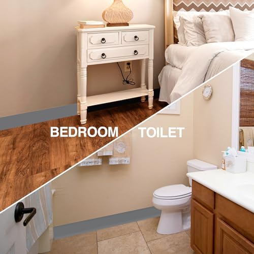 grey wall molding trim 4 inch x 40, side view