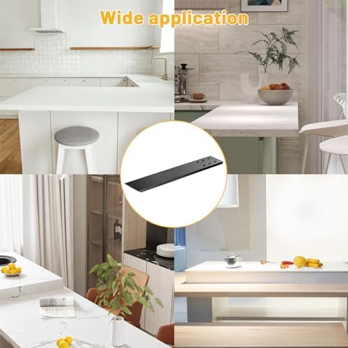 hidden granite countertop support brackets 4 pack 12" on a desk or shelf