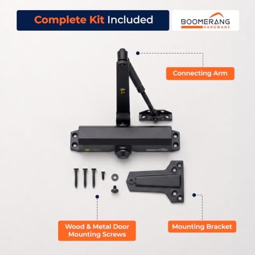 boomerang d703 medium-duty designer auto commercial door closer shown in use